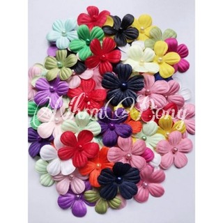 Hoa vải dập li 3,5cm/ túi 10 hoa