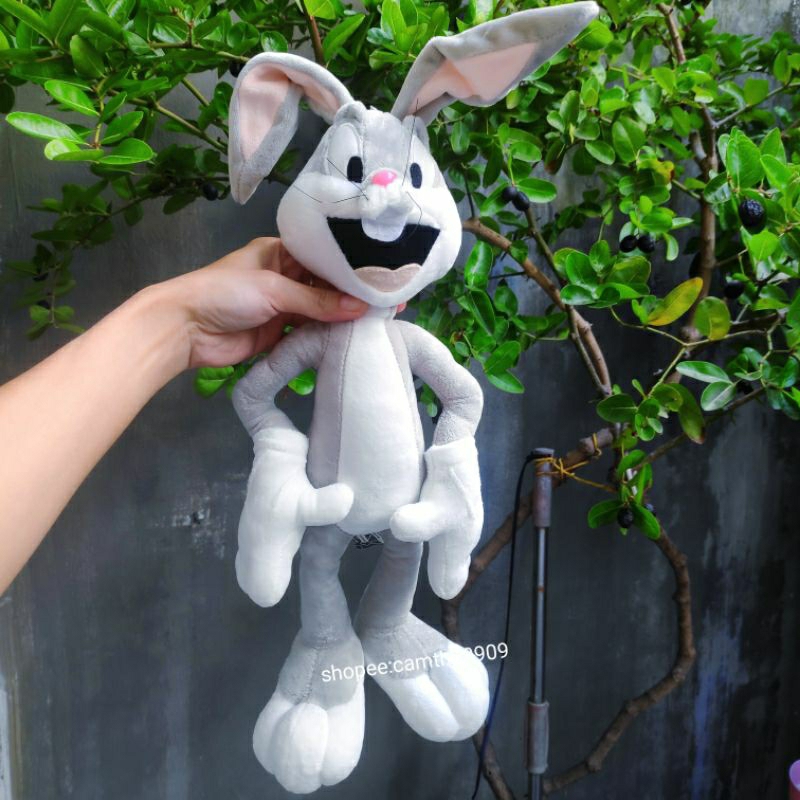 Thỏ bông Looney Tunes- nhân vật hoạt hình hãy đợi đấy size~45cm độc đáo đáng yêu 2023