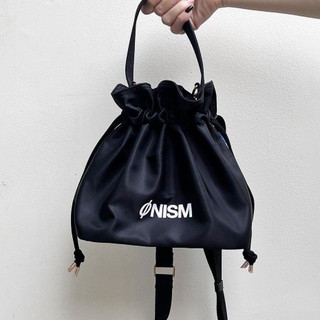 Túi đeo chéo unisex dây rút Onism basic màu đen