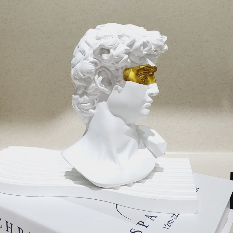 Tượng Thần Hy Lạp David Trắng