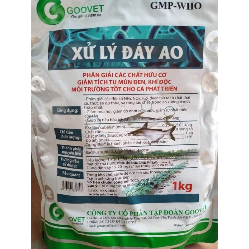 xử lý đáy ao