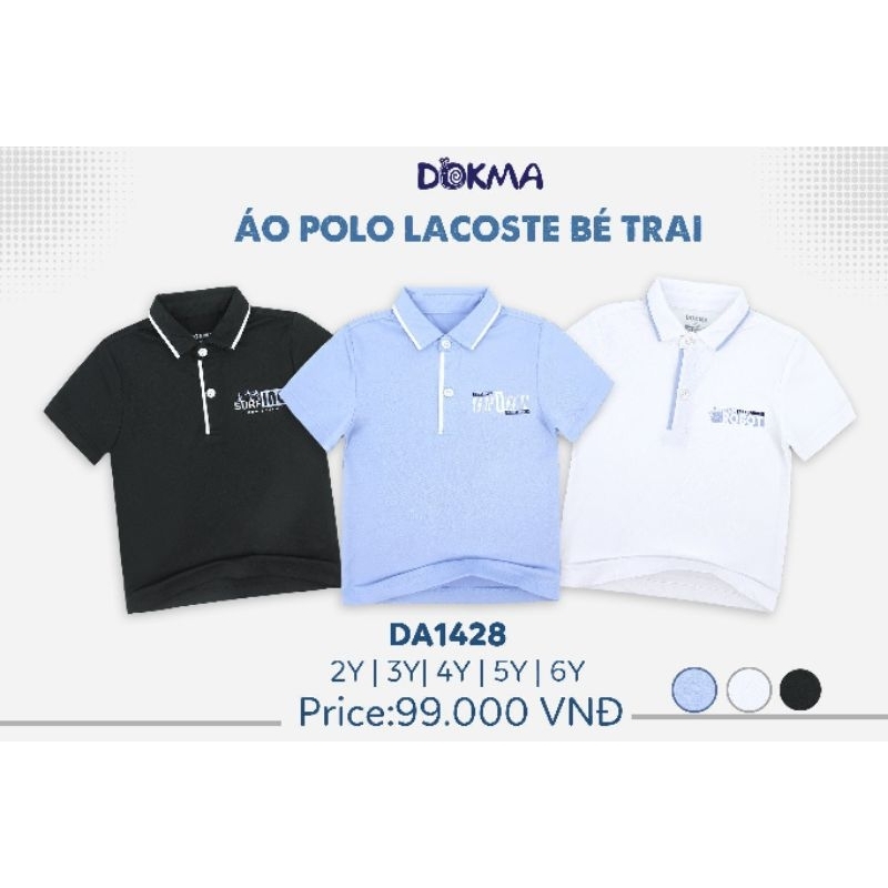 Áo polo bé trai 2-6 tuổi DA1428