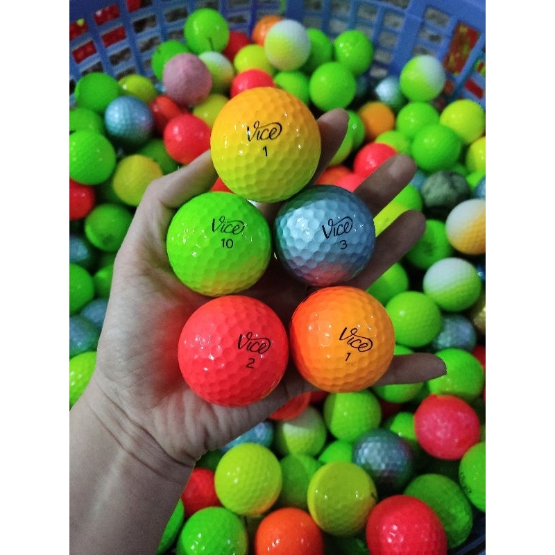 Bóng golf màu 3-4 lớp xuất xứ Mỹ độ mới từ 90%, chuẩn chính hãng, không sơn sửa