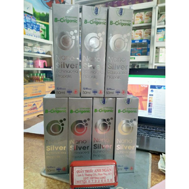 XỊT MŨI HỌNG B_ORIGANIC NANO SILVER GIÁ RẺ NHẤT TRƯỜNG