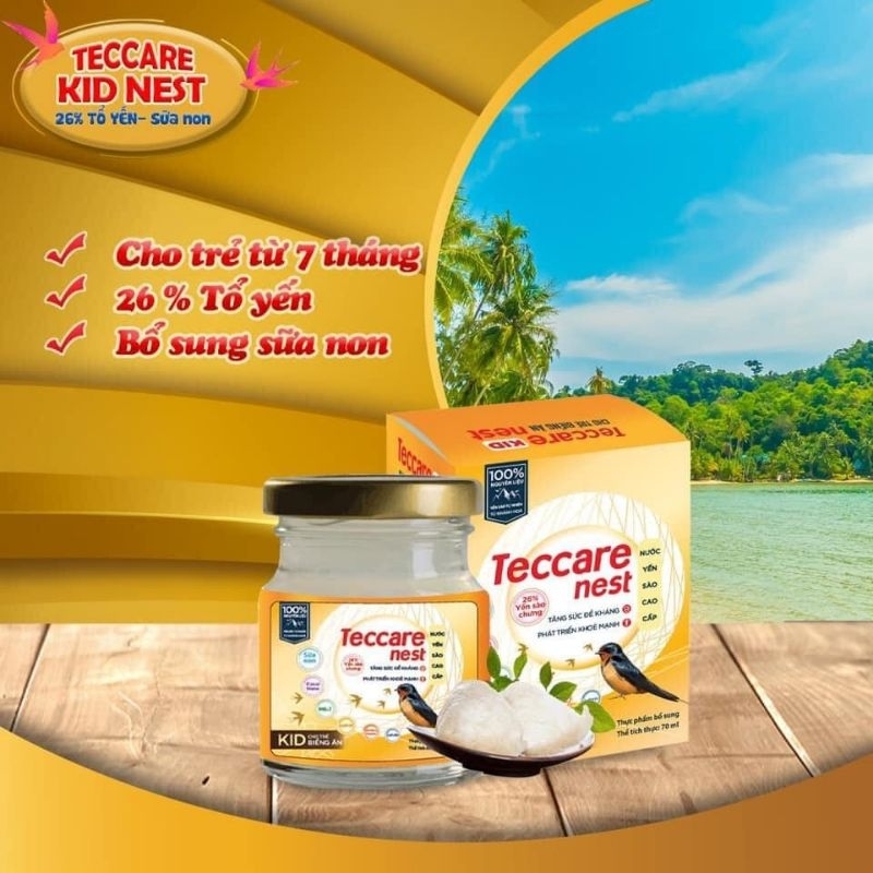 Yến sào cao cấp Teccare Nest  xách 6 hũ