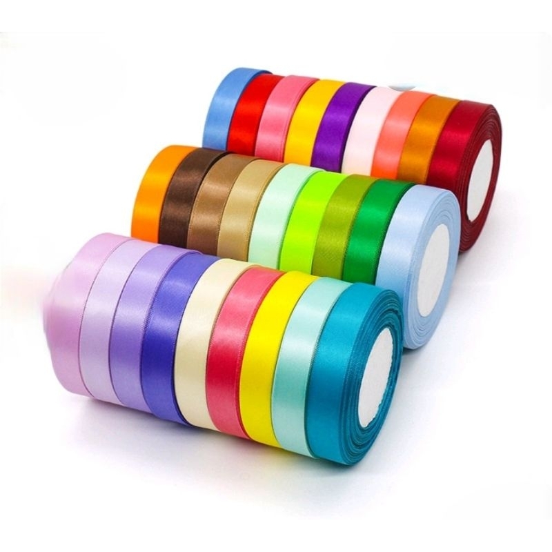 Ruy băng lụa trơn 2cm, 4cm