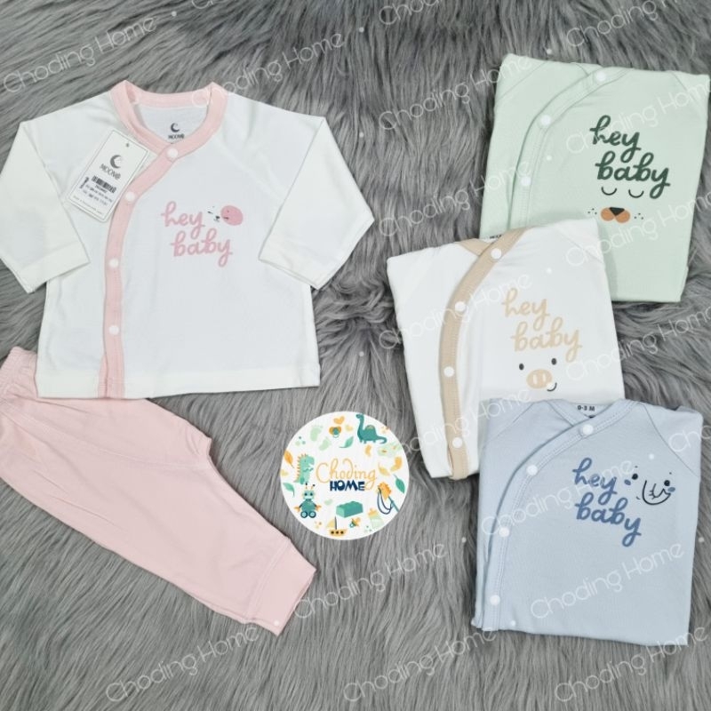 Bộ Sơ Sinh Cài Lệch Petit Moon M9 • 0-3M 3-6M • Choding Home