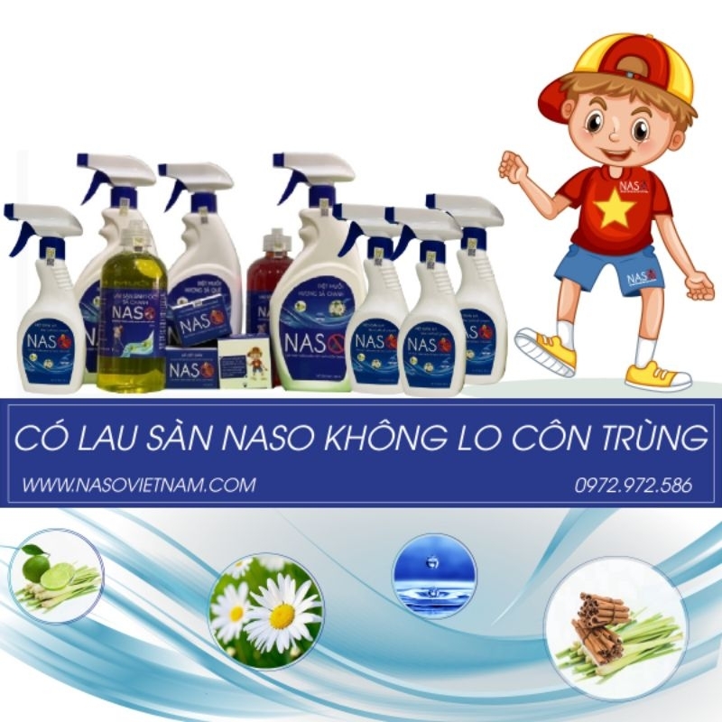 NASO - Nước lau sàn sinh học 500 ml