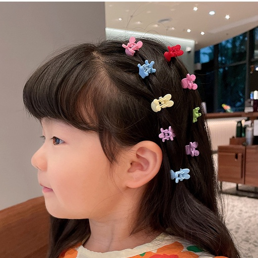 Set 10 Kẹp Tóc Càng Cua Kẹp Bướm Hoa Mini