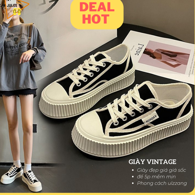 Giày thể thao đế 5cm BW-5C Cao cấp - Giày sneaker nữ phong cách Hàn Quốc 2022