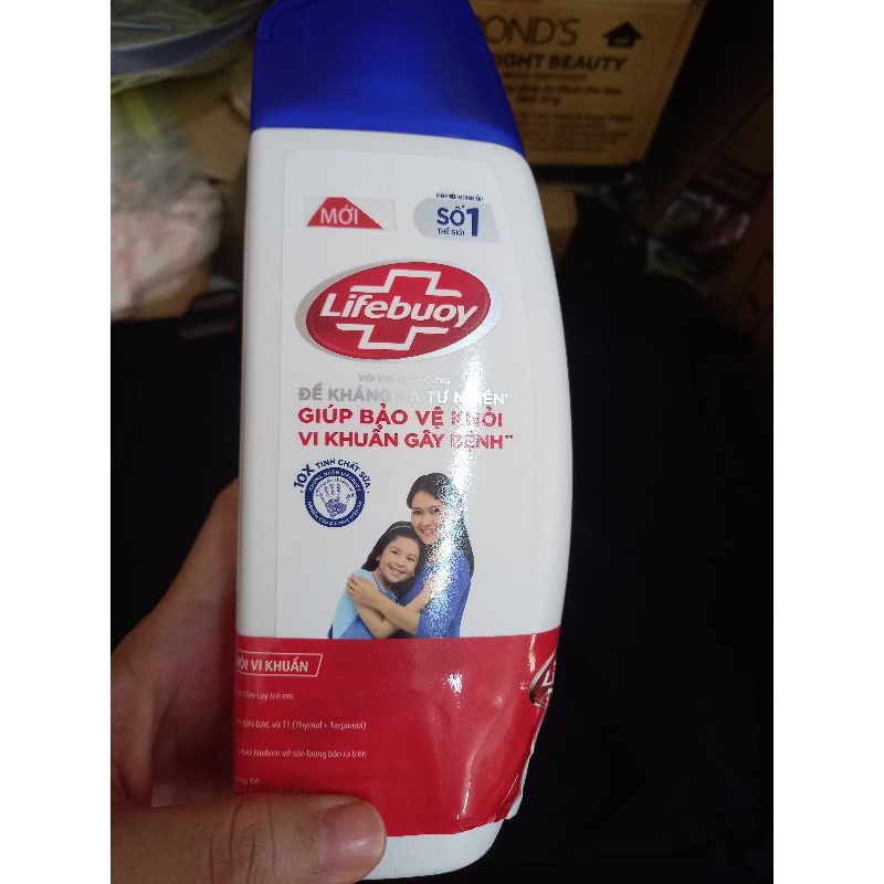 SỮA TẮM LIFEBOUY Sữa Dưỡng Ẩm  200g/kháng khuẩn ion 200g/cát tường 200g