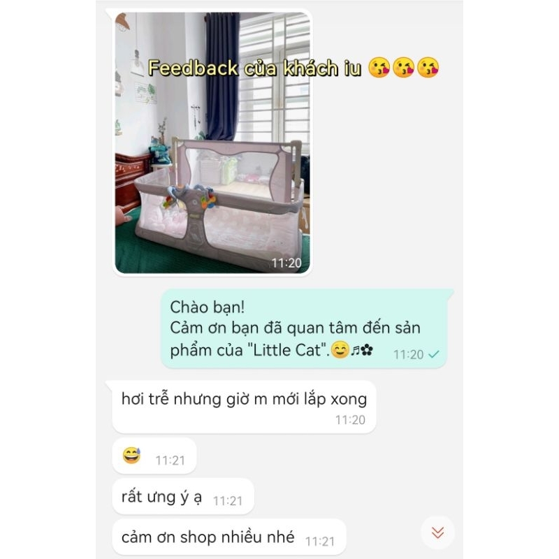 Giường kiểu quây / quây giường cho bé