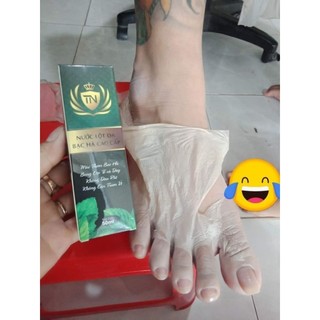 Nước lột da bạc hà