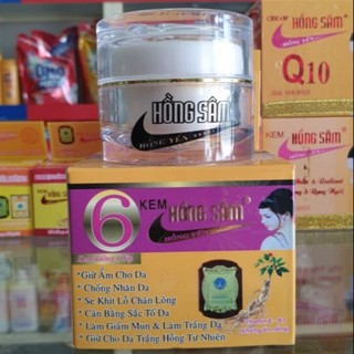 Kem hồng sâm 6 tác dụng hỗ trợ giảm mụn, nám, trắng da