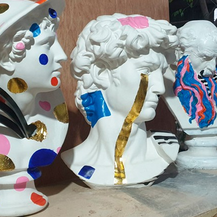 Tượng thạch cao DAVID 60cm