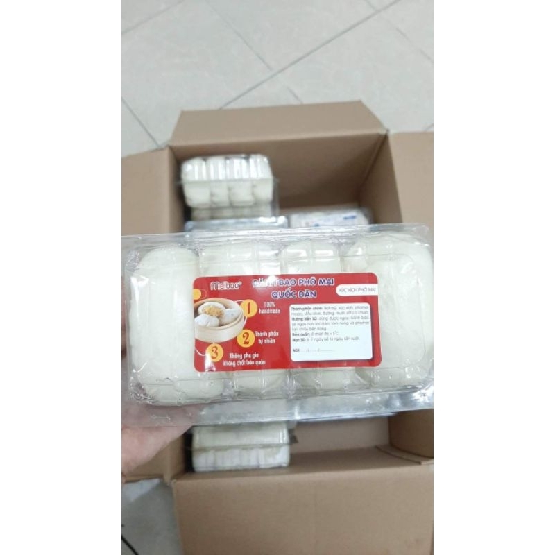 Bánh bao phô mai vị bò,gà,xúc xích - ship Hà Nội sỉ ib