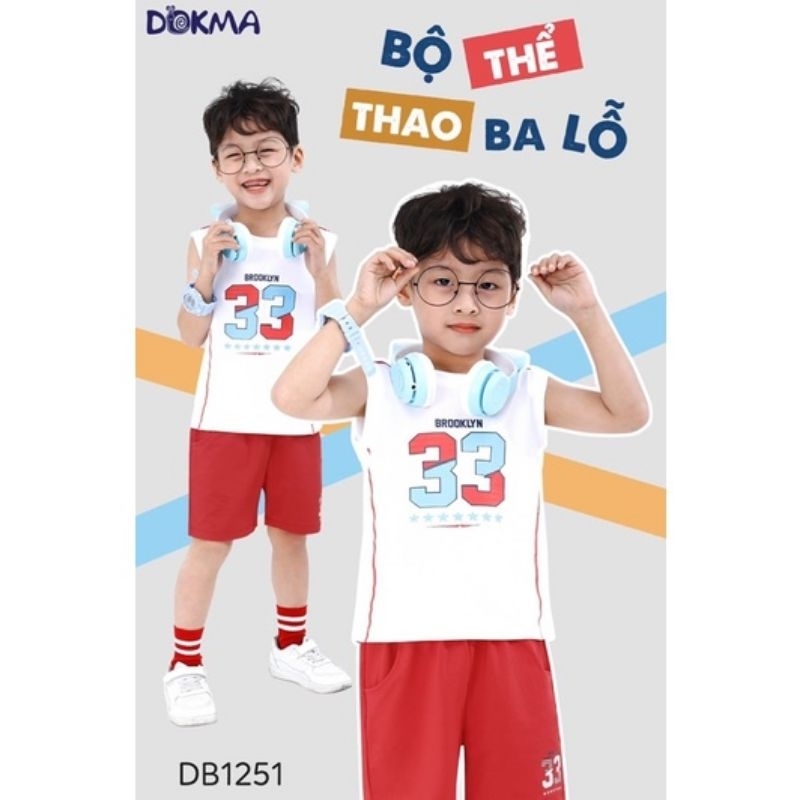 Bộ sát nách thể thao Dokma 3-7Y DB1251, DB1246