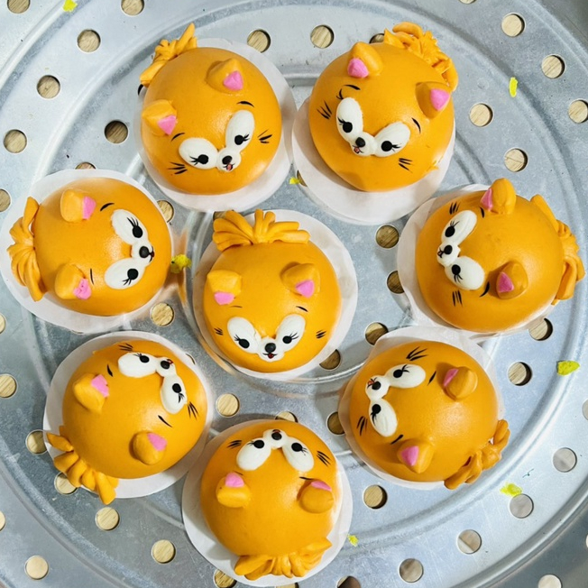 BÁNH BAO TẠO HÌNH - CON CÁO HỒ LY 9 ĐUÔI, SIÊU DỄ THƯƠNG