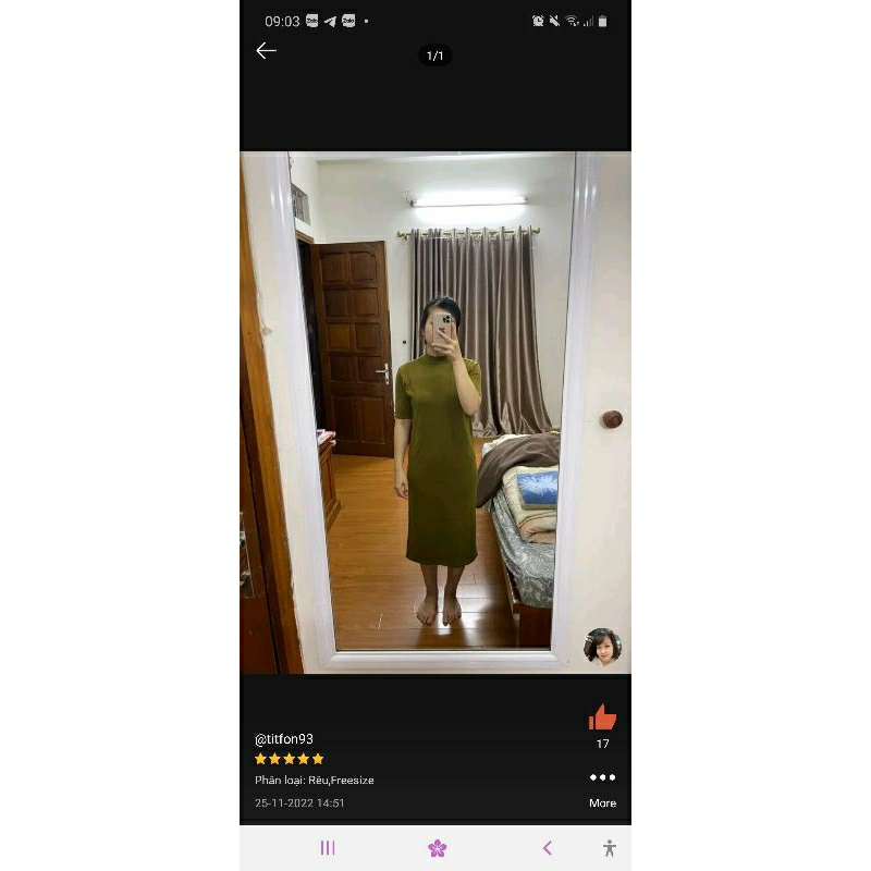 Váy len suông _ Minz store