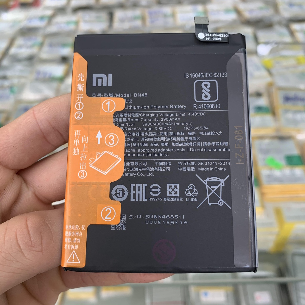 (Giá thợ) PIN Xiaomi Redmi Note 6/ Note 6 pro/ Redmi 7/ Note 8 mã BN46, dung lượng chuẩn
