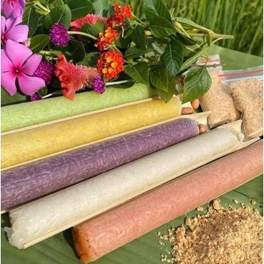 Cơm lam tây bắc kèm muối vừng nướng/hấp đều ngon