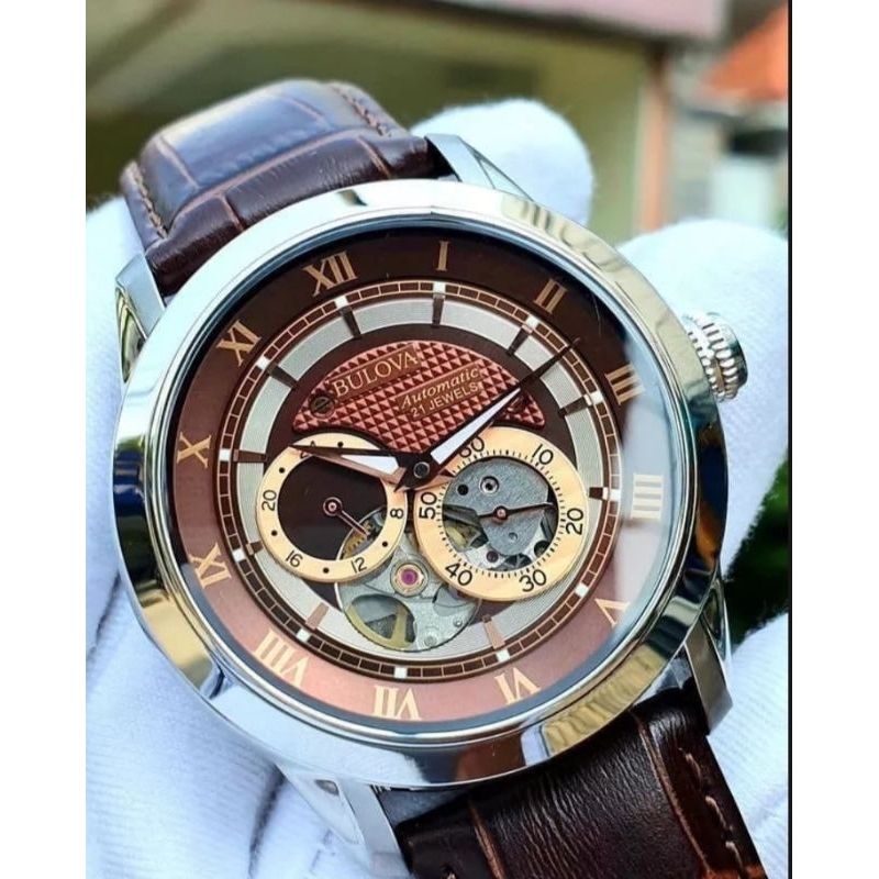 Đồng hồ NAM DÂY DA cơ automatic Nhật Bản size 41mm