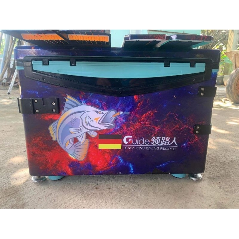 Decal dán thùng câu cá