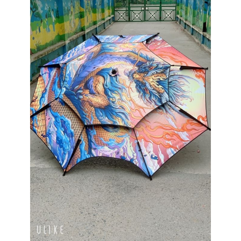 ô dù 2 tầng linh thú rồng 2m2 và 2m4, ô câu cá 2 tầng