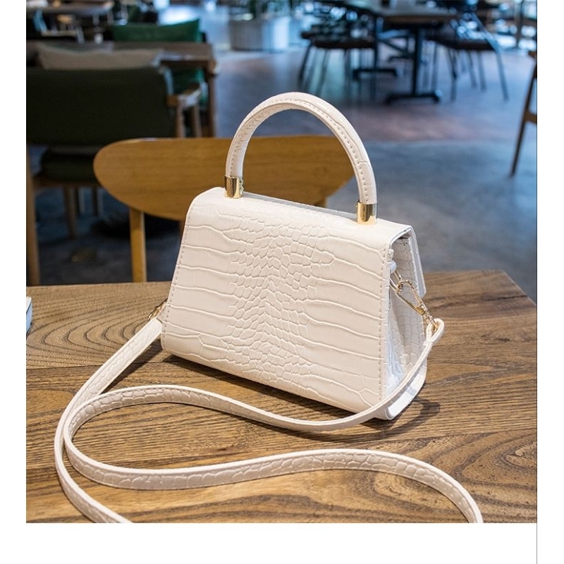 Túi xách nữ đeo chéo cầm tay quai xách tròn đi chơi , dự tiệc size 21 TCT 6861