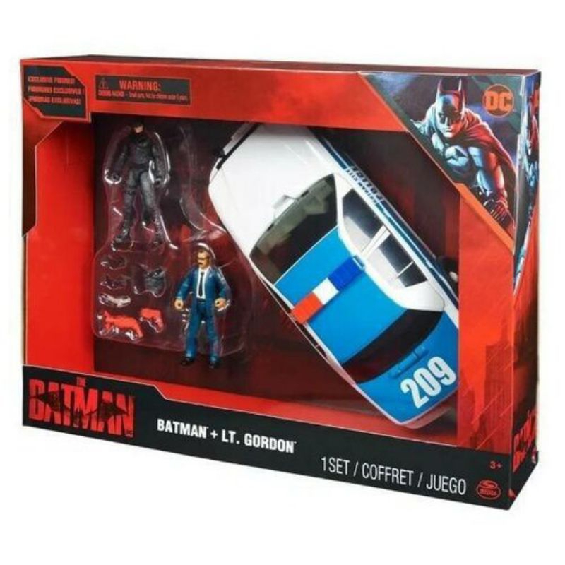 Bộ Batman và trung úy Gordon kèm xe và phụ kiện fullbox