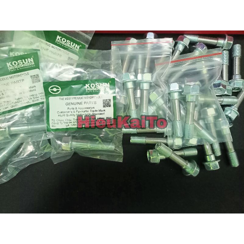 Ốc hạ phuộc không cần mài ti cho Winner v1 X, Ex 150 155, Vario, wave, dream