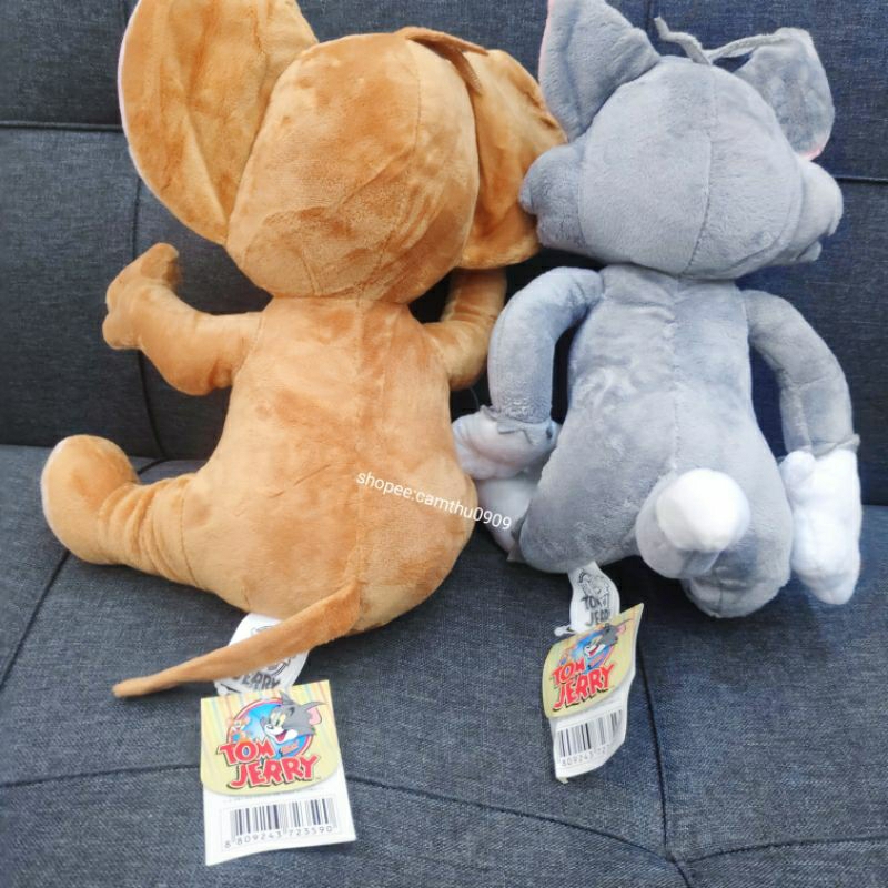 Gấu bông mèo tom & jerry đáng yêu,gấu bông hoạt hình tom and jerry chính hãng độc đáo