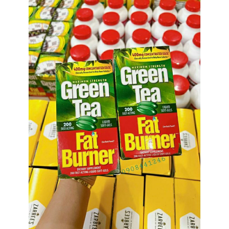 t8/2024 Viên uống giảm cân từ trà xanh Green Tea Fat Burner 200 viên