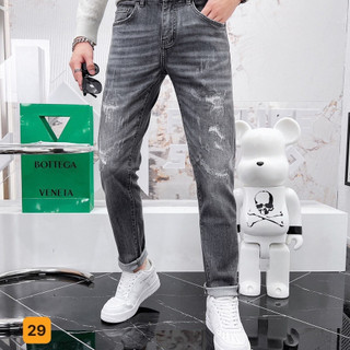 Quần jean nam xước  xám cao cấp vải co dãn hàng quảng châu PHUONGNAMSHOP cao cấp zz1