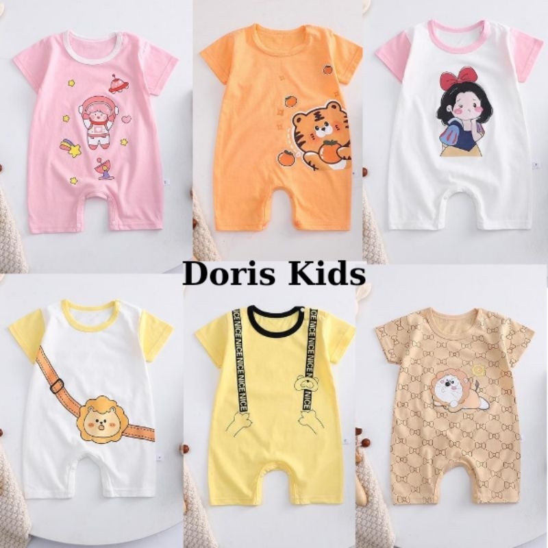 Bộ quần áo mặc nhà thun cotton cho bé.Body đùi cho bé