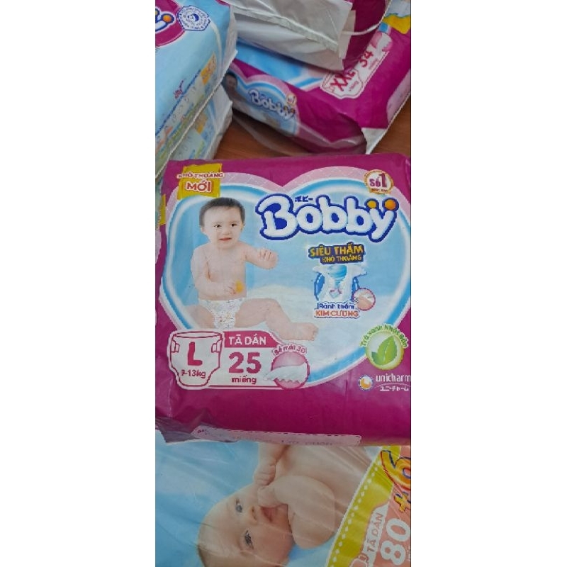 TÃ DÁN  BOBBY L25 CHÍNH HÃNG SIÊU THẤM KHÔ THOÁNG
