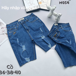 Quần Ngố Jean Nữ Co Giãn Lưng Cao Rách 3 Màu Size Lớn Từ 60-70kg