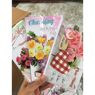 Bưu thiếp loại đẹp thiệp 8/3 20/10 20/11 giấy xịn