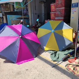 Dù vải lớn không đế dùng để che Mưa che nắng 1m8 màu ngẫu nhiên