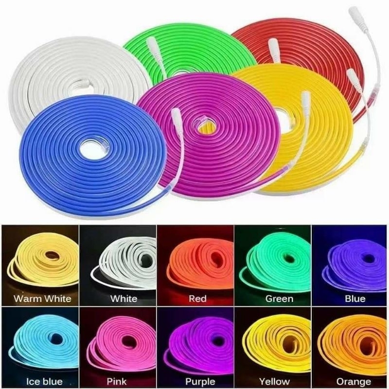 Dây đèn led neon uốn chữ Quảng cáo 12V cuộn 5m