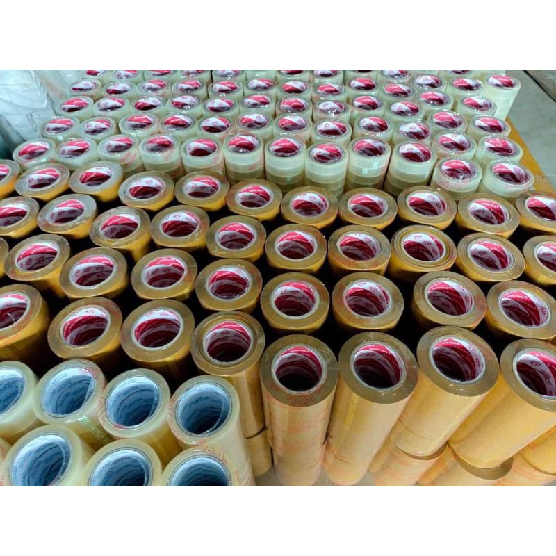 Băng Keo TRONG OPP, ĐỤC Cuộn 100 YARD [Lẻ 1 Cuộn]