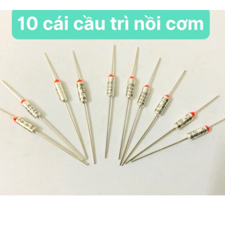 Cầu trì nhiệt - Cầu chì nồi cơm điện 250v 10A 185°c - Combo 10 chiếc