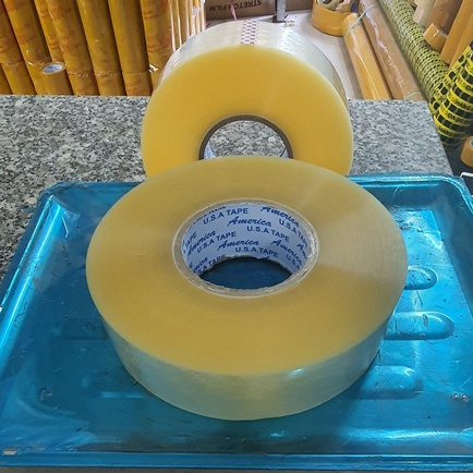 Băng Keo Trong 1kg/Cuộn  Lõi Giấy Mỏng 5 Li