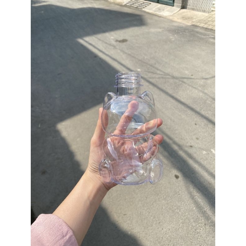 Chai Mèo 500ml Nhựa nguyên sinh tặng kèm khi mua trà sữa - chè dưỡng nhan