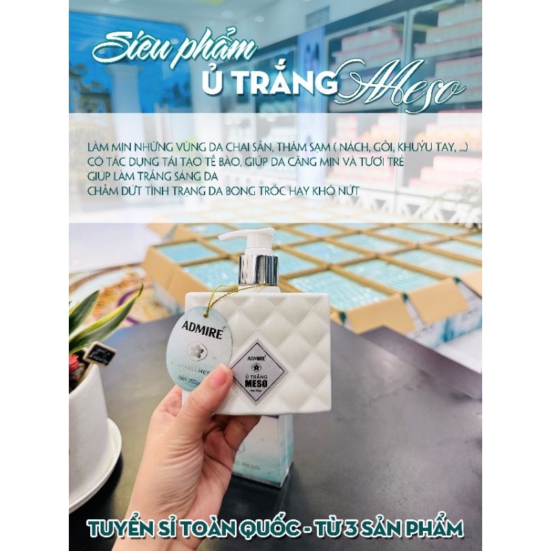 Ủ trắng nâng tông MESO _ Elly White đánh bay thâm vùng cứng đầu nhất