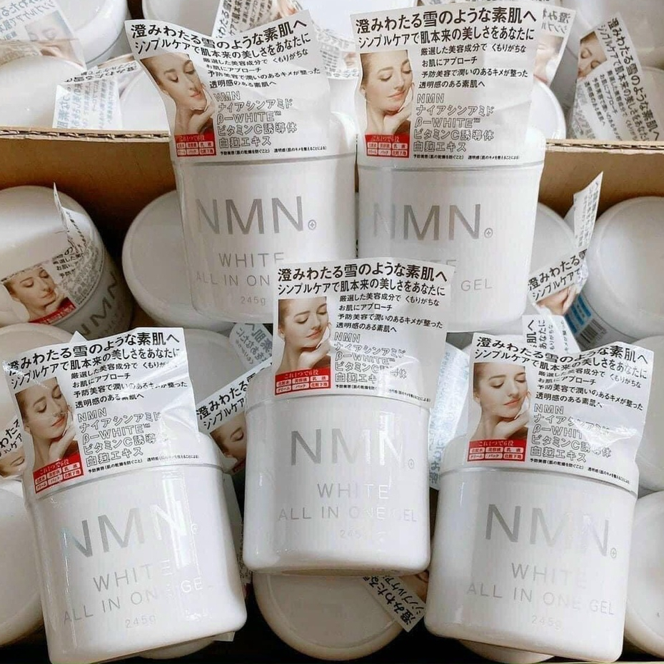 Kem, Gel Dưỡng Trắng Da NMN White All In One Gel nhật bản ngừa lão hóa cấp ẩm phục hồi