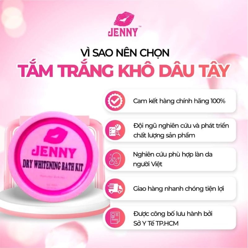 MUA TẮM TRẮNG KHÔ DÂU TÂY JENNY