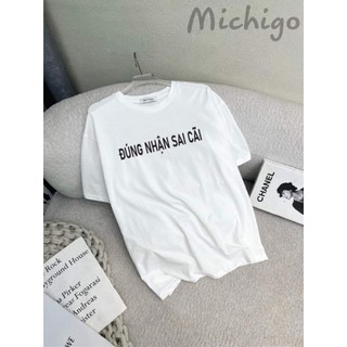 Áo pull " đúng nhận sai cãi " hottrend phom nam nữ < 75kg