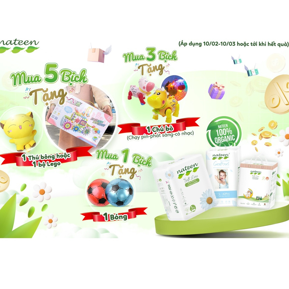 TÃ/BỈM NATEEN CHÍNH HÃNG BỈ NHẬP KHẨU QUÀ TẶNG HẤP DẪN ĐỦ SIZE S56/M48/L44 Và L54/XL48/XXL42
