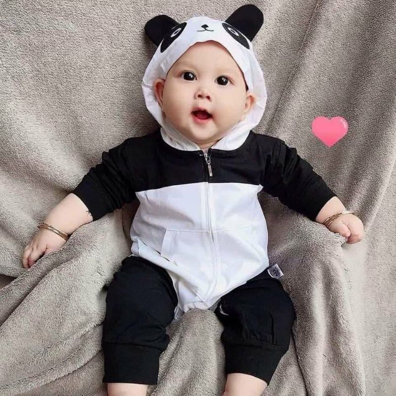 Body hình thú cotton dài tay cho bé từ 4-18kg chất cotton mềm mịn co dãn thấm hút mồ hôi rất tốt
